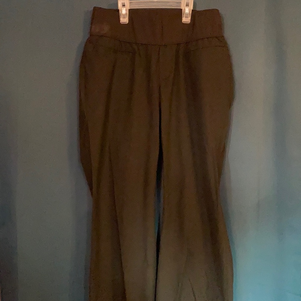 GAP Maternity Modern Bootcut Black Slacks